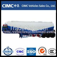 CIMC V type cement carrier tank trailers