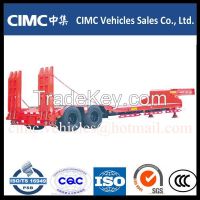 hydraulic lowbed semi trailer