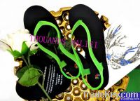 2011 NEW 100% silicone Women's Leisure Foldable Flip-Flops