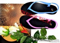 2011 100% silicone gel ladies' Leisure Foldable Flip-Flops