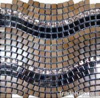 Marble Mosaic Mix Glass and Stainless Steel (PT128)