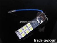 auto led fog lamp H3-12SMD-5050-3chips head bulb energy saving and env
