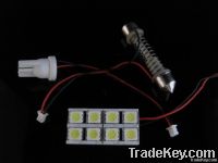 PCB 6SMD Car Bulbs White LED Festoon Light Lamp Bright