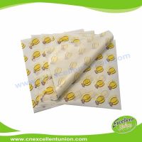 EX-WP-029 Greaseproof Food Packaging Paper for Wrapping Hamburgers, hot dog, bread