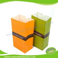 Custom Design printed take away fast food kraft paper bag bread bag disposable bag