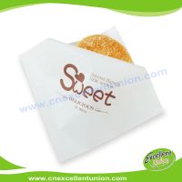 Double side open customer logo bread bag milky bun paper bun pad paper V-bottom bag