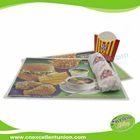 EX-PL-003 Custom Logo printed disposable paper tray liner table menu baking Tray Liner