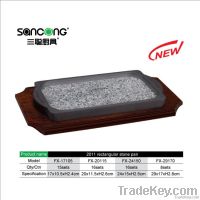 2011rectangular stone induction pan