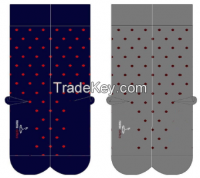 dotted cotton socks