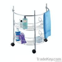 2 Tier chrome plated sink caddy