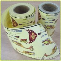 printing colorful adhesive sticker label