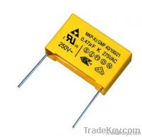 Metallized polypropylene film capacitor-X2