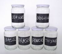hot sale glass storage jar set with lid