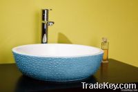 Ostrich Wash Basin in Pearl Blue