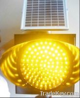 Solar Yellow Warning Light