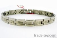 Negative ion stainless steel bracelet