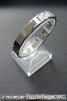 Negative ion stainless steel bracelet