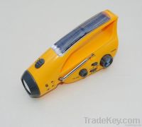 Solar Radio with LED torch light