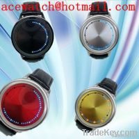 LED touch screen watch LED gift watch OEM