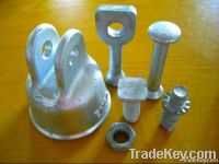 Clevis type metallic fittings for 10'' disc insulator