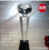 Crystal trophy, Crystal gifts, crystal products, reward,