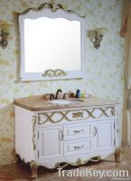 Luxurious mirrored bathroom cabinet