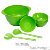 Green and enviromental-friendly melamine dinnerware set