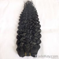 20 inch 1B# deep wave brazilian virgin hair weaves