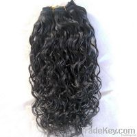 18 inch 1B#  water wave brazilian virgin hair weaves
