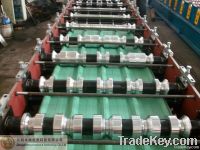 Roof title roll forming machine