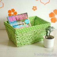 paper straw storage baskets
