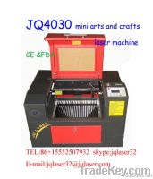 MIni arts and crafts laser  eangraving and cutting  machine -JQ-4030