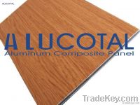 Wooden aluminum composite panel
