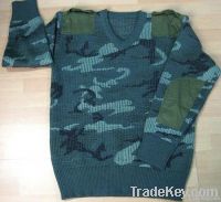 Military Pullover Military Sweater Military Jersey Camouflage Pullover