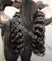 Top sale human hair weft all machine made