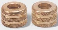 Brass Round Knurled Inserts