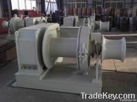 windlasses, winches, steering gears, davits, fairleads, anchor chains