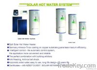 solar hot water system, solar flat collector