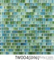 Linear mosaic tiles for wall