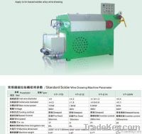 solder flux cored wire drawing machine