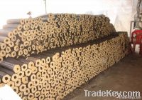 Rice husk briquettes