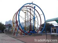 Exciting Amusement Park Ride Roller Coaster