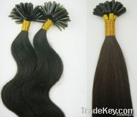 100% human hair extension U-tip