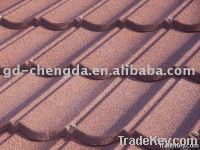 International popular stone coated metal roof tile