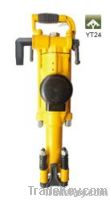 Pusher leg Rock drill YT24, pneumatic rock drill  jack hammer