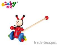 wooden push along toy