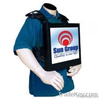 Fnite 15 inch removable backpack advertising player
