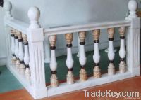 Marble/granite step and baluster