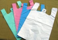 HDPE T-shirt bags with handle