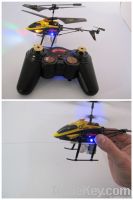 3.5CH Metal Rc Helicopter with Gyro shooting water with flashed lights